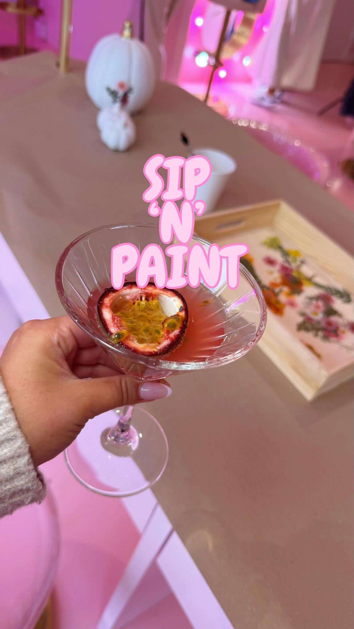 Sip 'n' Paint Pumpkins Event