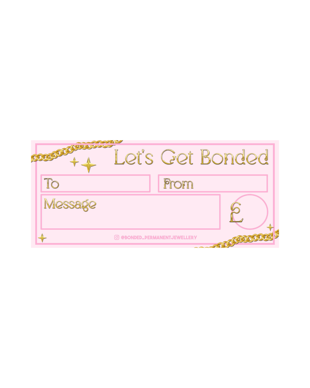 Permanent Jewellery Gift Voucher