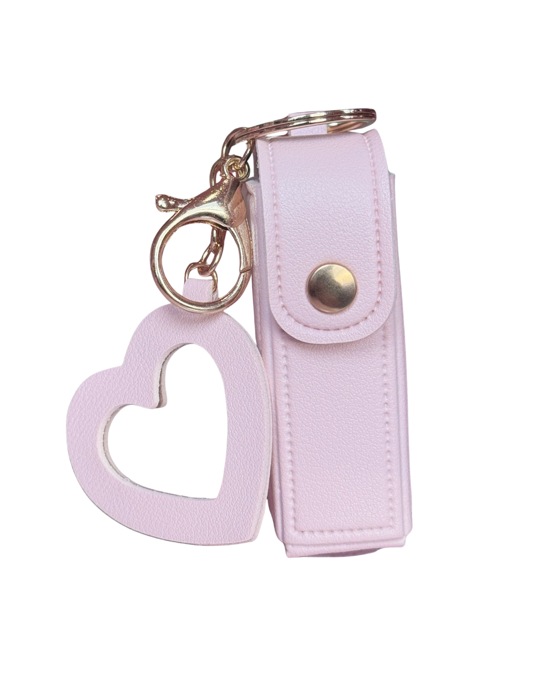 Lip Oil Case Key Ring - Pink