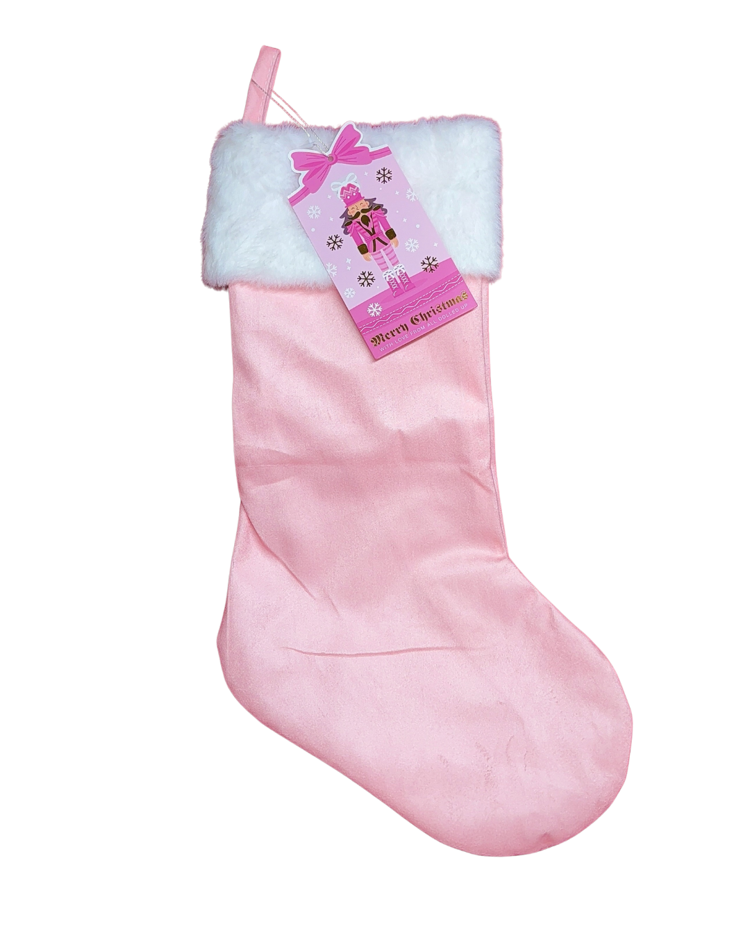 Pink Christmas Stocking