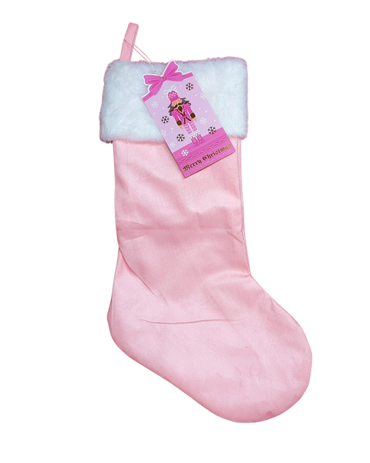 Pink Christmas Stocking