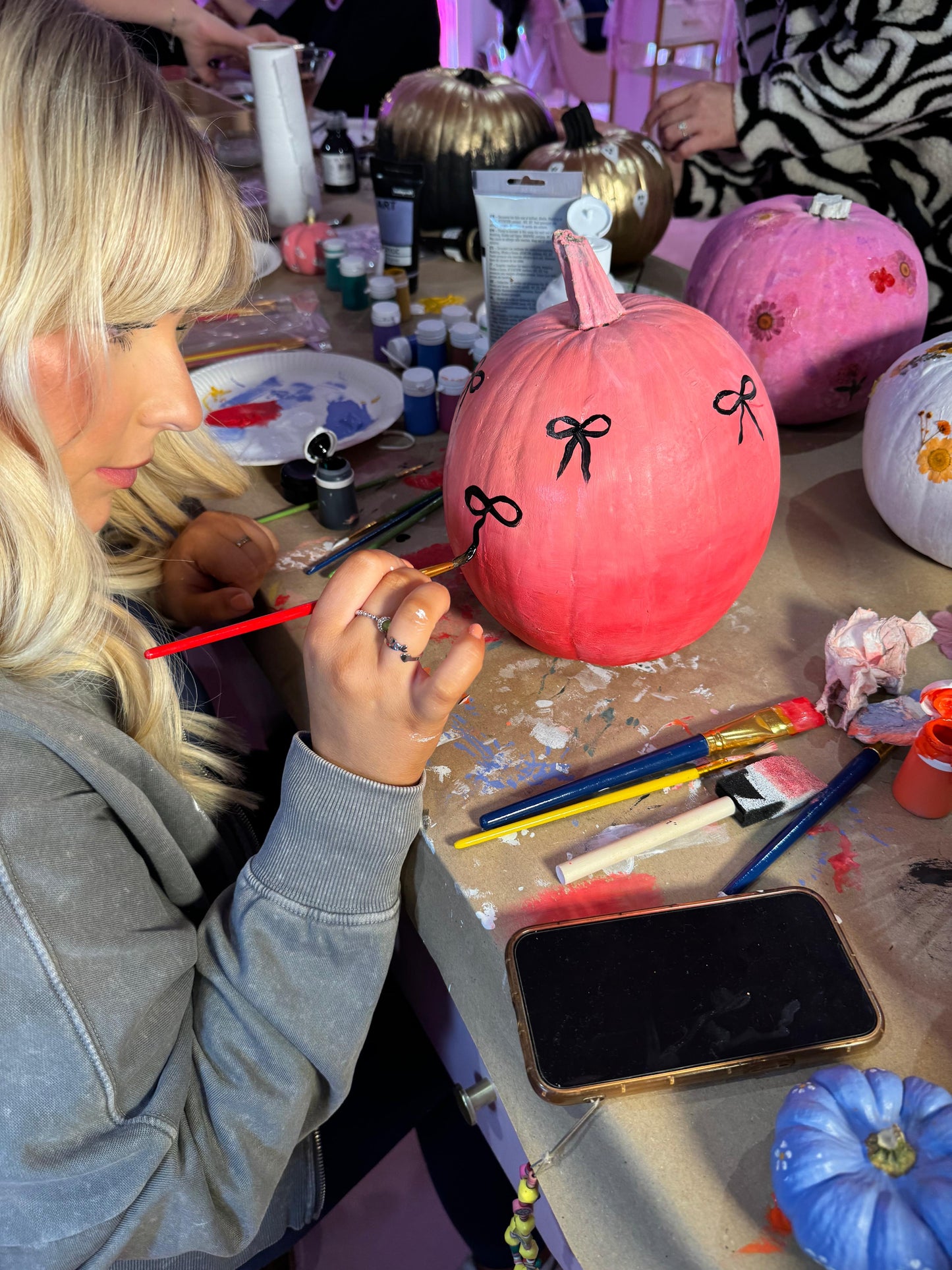 Sip 'n' Paint Pumpkins Event